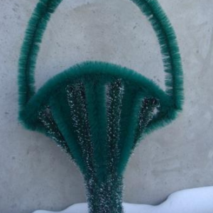 Веер корзина фон (110х70)